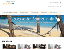 Tablet Screenshot of heimtex-profis.de